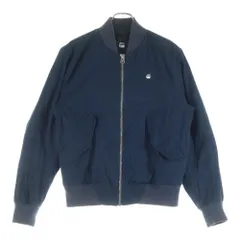 G-STAR RAW (ジースターロウ) フロントロゴ シルバー金具 ジップアップ MA-1ジャケット D06685-868-862
