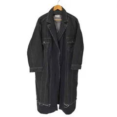 アメリ AMERI FAKE LAYERED DENIM LONG COAT  レディース FREE のサムネイル