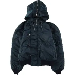 古着 80~90年代 民間品 アルファ ALPHA N-2Bタイプ 中綿入り ミリタリー フライトジャケット USA製 LARGE メンズL相当/evb029918