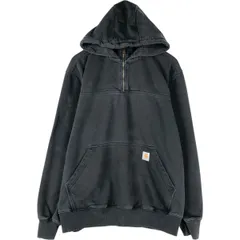 古着 カーハート Carhartt TS0617-M スウェットハーフジップパーカー メンズL相当/eaa624568