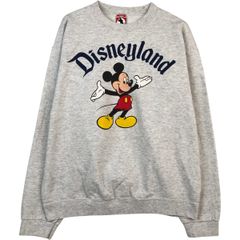 希少XL】Disney 25周年記念刺繍トレーナー ミッキージニー スウェット 