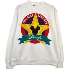 古着 90年代 DISNEY DESIGNS MICKEY MOUSE ミッキーマウス キャラクタースウェットシャツ トレーナー USA製 メンズM相当/eaa624636