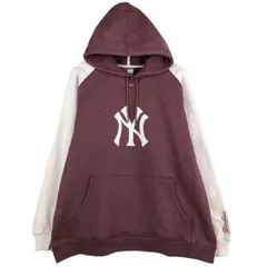 古着 ~00年代 ナイキ NIKE TEAM ツートン MLB NEW YORK YANKEES ニューヨークヤンキース スウェットプルオーバーパーカー/eaa624896
