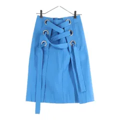 Sacai (サカイ) 18SS サイドレースアップ スカート ブルー レディース 18-03570のサムネイル