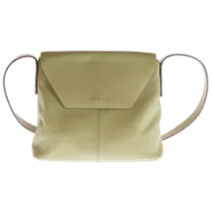LOEWE (ロエベ) ワンショルダーバッグ ハンドバッグ ポシェット カーキ グリーン系 レザー