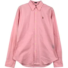 古着 ラルフローレン Ralph Lauren SLIM FIT スリムフィット 長袖 ボタンダウンシャツ レディースS相当/eaa624992