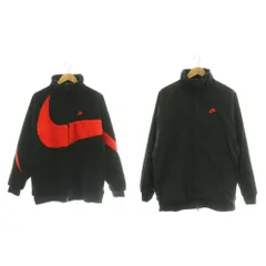 ナイキ NIKE リバーシブルジャケット アウター ジップアップ XL ブラック レッド /CX ■ECD002