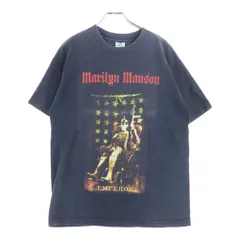 VINTAGE (ヴィンテージ) 90s Marilyn manson TOUR T-shirts ツアーTシャツ マリリンマンソン グラフィック半袖Tシャツ カットソー ブラック
