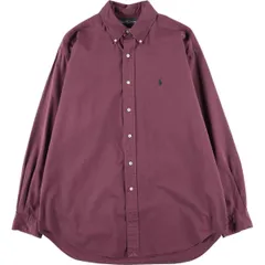古着 ラルフローレン Ralph Lauren BLAKE 長袖 ボタンダウンシャツ メンズL相当/eaa477503