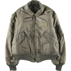 古着 米軍実品 CWU-45/P 中綿入り ミリタリー フライトジャケット メンズXXL相当/evb029928