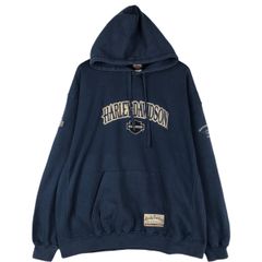 希少】ハーレーダビッドソン ダラス限定 ジップパーカー ネイビー 紺 