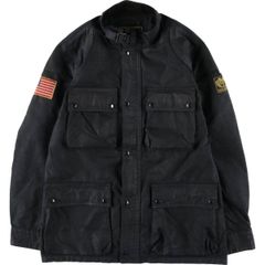 古着 ラルフローレン Ralph Lauren DENIM&SUPPLY デニム&サプライ 星条旗柄 モーターサイクルジャケット メンズL相当/evb034324