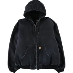 古着 00年代 カーハート Carhartt アクティブジャケット 中綿入り ダックフルジップパーカー メンズXXL相当/eaa614244