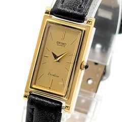 希少・美品】セイコー ラサール タンク ホワイト クォーツ レディース
