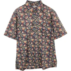 古着 90年代 レインスプーナー REYNSPOONER 水着 ビキニタグ 総柄 ハーフボタン ボタンダウン ハワイアンアロハシャツ/eaa614545