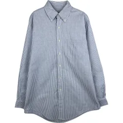 古着 ブルックスブラザーズ Brooks Brothers 長袖 ボタンダウンストライプシャツ USA製 メンズM相当/eaa625145