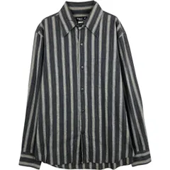 古着 アニスベー Agnes b. homme マルチストライプ 長袖 ストライプシャツ メンズXS相当/eaa625151