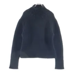 JIL SANDER (ジルサンダー) 22AW ローゲージクロップドニット ハイネックセーター ブラック J21GP0040のサムネイル