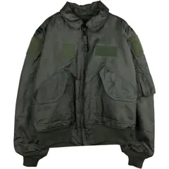 古着 米軍実品 00年代 CWU-45/P 中綿入り ミリタリー フライトジャケット USA製 メンズM相当/evb029932