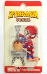 【中古】キーホルダー・マスコット(キャラクター) スパイダーマン(たこ焼き) ファスナーマスコット 「スパイダーマン」 名古屋限定