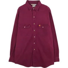 古着 カーハート Carhartt 長袖 ワークシャツ USA製 メンズXL相当/eaa625291