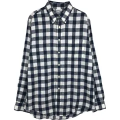 古着 ブルックスブラザーズ Brooks Brothers Est.1818 チェック柄 長袖 ボタンダウンシャツ メンズL相当/eaa625164