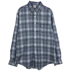 古着 ブルックスブラザーズ Brooks Brothers Est.1818 REGENT チェック柄 長袖 ボタンダウンシャツ メンズL相当/eaa625165