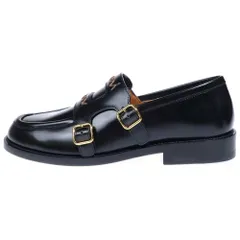 MARNI (マルニ) 25AW MOMS006002 Bambi 3.0 loafer with double buckle ダブルバックル 刺繍入り レザー ローファー レディースのサムネイル