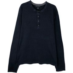 古着 バナナリパブリック BANANA REPUBLIC ヘンリーネックTシャツ メンズXL相当/eaa625301