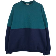 90s USA製 TOWN CRAFT スウェット マルチカラー 切替 - メルカリ