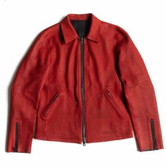 ISAMUKATAYAMA BACKLASHシングルカラーレザージャケット襟付き - メルカリ