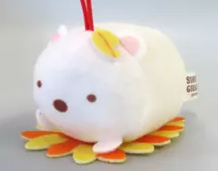 【中古】雑貨 しろくま 落ち葉うつぶせちびマスコット 「すみっコぐらし」