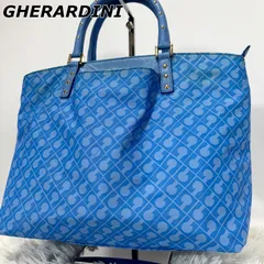 ゲラルディーニ GHERARDINI ハンドバッグ トートバッグ 手持ち 手提げ ソフティ SOFTY A4サイズ対応 大容量 ゴールド金具 総柄 ロゴ金具