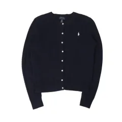 ポロ ラルフローレン ネイビー ケーブル ニット カーディガン