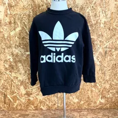 SG5359 adidas ビッグロゴ スウェット ブラック ホワイト メンズ XO