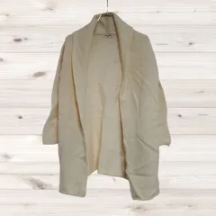 A1444 サマンサモスモス SM2 Samansa Mos2 カーディガン 長袖(M) 白 ウール