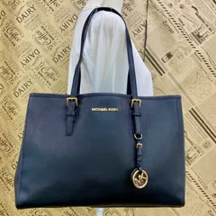 マイケルコース トートバッグ 革 黒 ショルダー ビジネス 旅行GC93