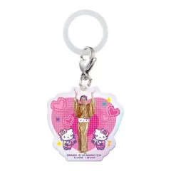 【中古】ストラップ デザインB 「マツケンサンバ×ハローキティ ふらっとめじるしアクセサリー」