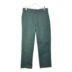 00年代 Dickies ディッキーズ ワーク 874 ワークパンツ グリーン(メンズ W32 L32)中古 古着 X5371
