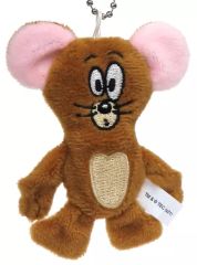 [중고] 봉제인형 마스코트·봉제인형 배지 피아노 해머에 끼인 제리 봉제인형 마스코트 [Happy 복권 톰과 제리 TOM and JERRY FUNNY ART] B상