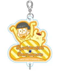 【中古】キーホルダー・マスコット(キャラクター) 十四松×ポムポムプリン 「おそ松さん×サンリオキャラクターズ トレーディングつながる!アクリルチャーム」