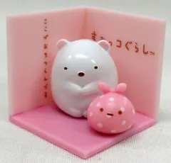 【中古】トレーディングフィギュア しろくま+ふろしき 「すみっコぐらし お部屋ですみっコぐらし」
