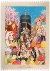 【中古】紙製品(キャラクター) パッション(属性別キービジュアル) ビジュアライズボード 「一番くじ アイドルマスターシンデレラガールズ」 D賞