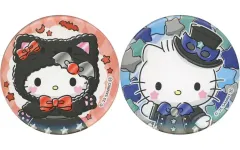 【中古】バッジ・ピンズ ハローキティ＆ディアダニエル 缶バッジSET 「Happyくじ Sanrio characters HALLOWEEN 2025」 缶バッジSET賞