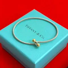 極 美品 TIFFANY&Co. ティファニー ツイストフック＆アイ ブレスレット