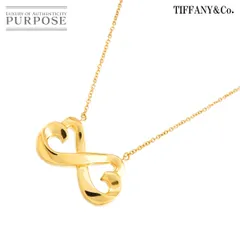 ティファニー TIFFANY&Co. ダブル ラビングハート ネックレス 41cm K18 YG イエローゴールド 750 Loving Heart Necklace 90313172