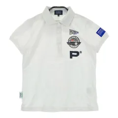 サイズ：0 PEARLY GATES パーリーゲイツ  半袖ポロシャツ ニコちゃん  ホワイト系 [240101635898] ゴルフウェア レディース ストスト