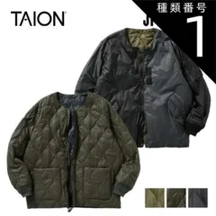 種類1：BLK-BLK/L タイオン ジャケット ジャパンスペシャル ダウンジャケット  リバーシブル MA-1 ダウンジャケット メンズ レディース ユニセックス TAION JK02JS REVERSIBLE MA-1 TYPE INNER JK ブラック