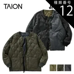 種類12：DOL-BLK/XL タイオン ジャケット ジャパンスペシャル ダウンジャケット  リバーシブル MA-1 ダウンジャケット メンズ レディース ユニセックス TAION JK02JS REVERSIBLE MA-1 TYPE INNER JK ブラ