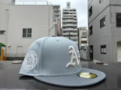 NEW ERA 59FIFTY Sakuranagashi 桜流し オークランド・アスレチックス グレー/ストームグレー 7 1/2  ¥6820 ＋ 送料¥550